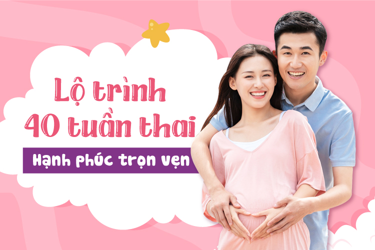 Lộ trình 40 tuần thai hạnh phúc trọn vẹn